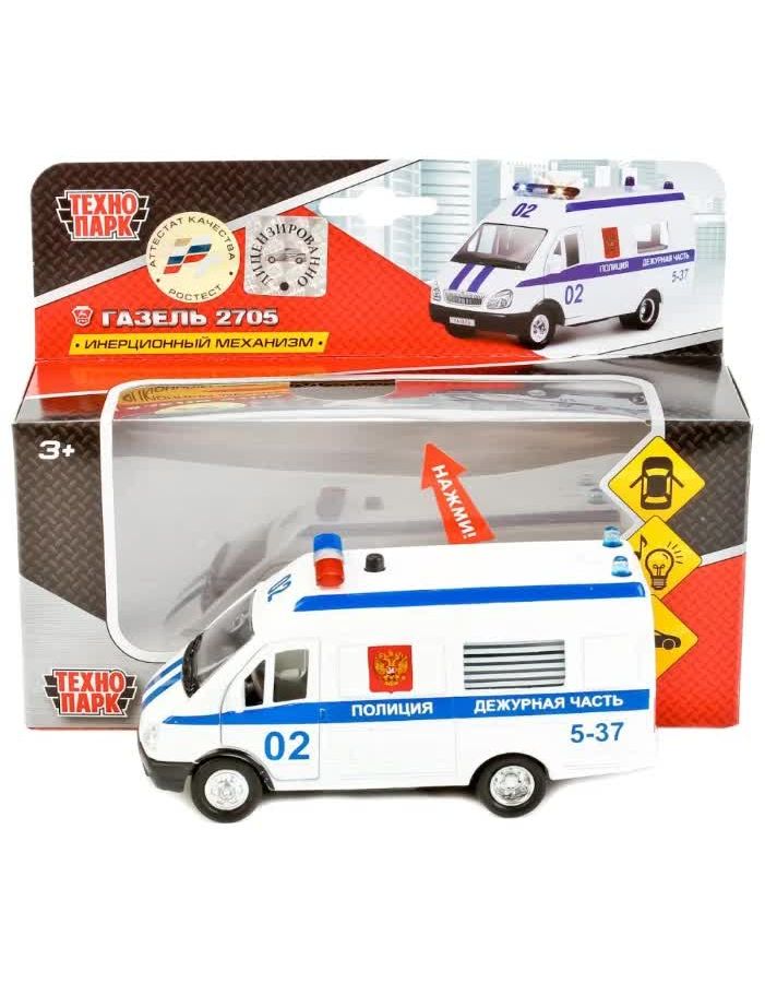 Машина "Газель Полиция" металлическая инерционная,свет,звук 144740, Технопарк СТ-1276-16
Машина "Газель Полиция" металлическая инерционная,свет,звук 144740, Технопарк СТ-1276-16