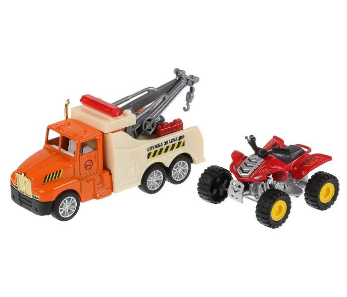 Машина "Эвакуатор с квадроциклом" металлическая инерционная 279796, Технопарк 1009-EVO2-R
Машина "Эвакуатор с квадроциклом" металлическая инерционная 279796, Технопарк 1009-EVO2-R