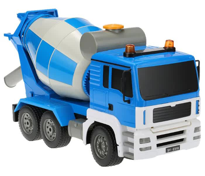 Спецтехника Бетономешалка на РУ (свет,звук) в коробке вращение цистерны E518-003
Спецтехника Бетономешалка на РУ (свет,звук) в коробке вращение цистерны E518-003