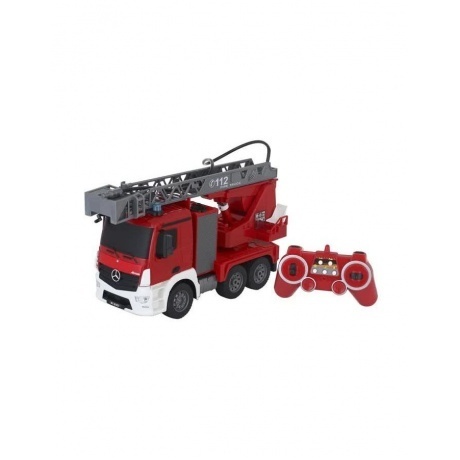 Спецтехника Пожарная машина на РУ с водяной помпой в короб звук,свет,стреляет водой до 2-х метров,вращается 360 градусо E527-003