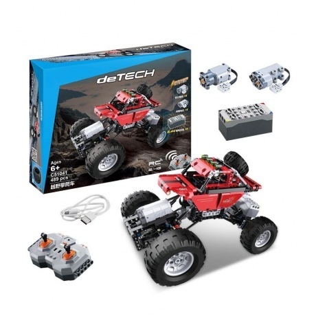 Конструктор Джип на РУ (489 дет.) в коробке 2 режима: гоночный и подъема C51041W
Конструктор Джип на РУ (489 дет.) в коробке 2 режима: гоночный и подъема C51041W