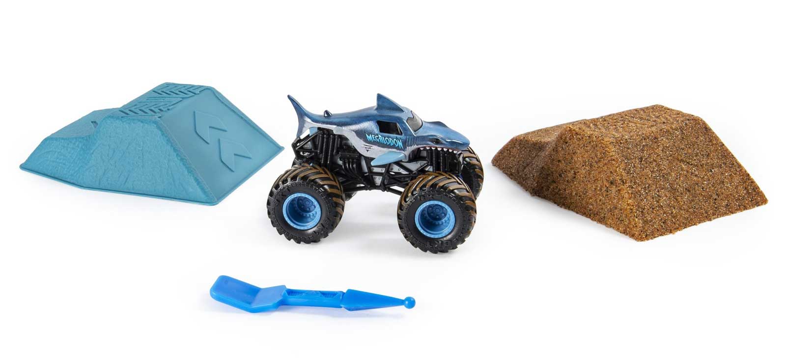 Монстр Джем игровой набор с машинкой и кинетическим песком
Монстр Джем игровой набор с машинкой и кинетическим песком