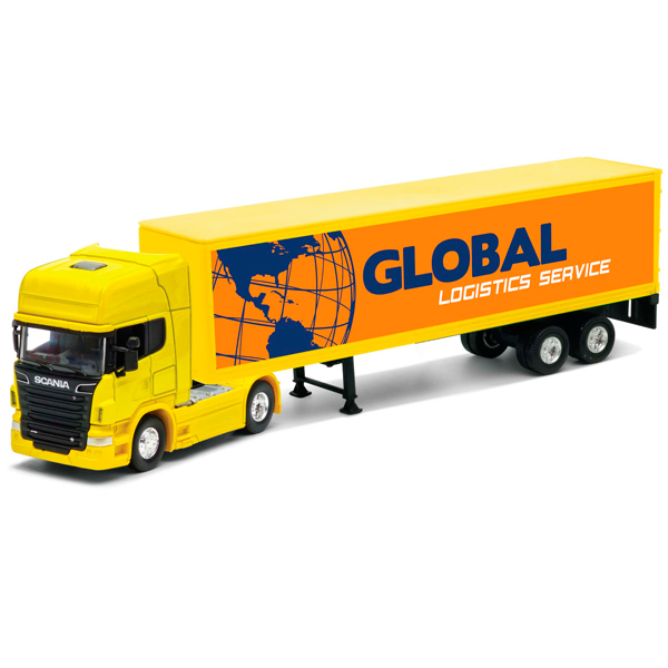 Игрушка модель тягача с прицепом 1:64-68 Scania V8
Игрушка модель тягача с прицепом 1:64-68 Scania V8