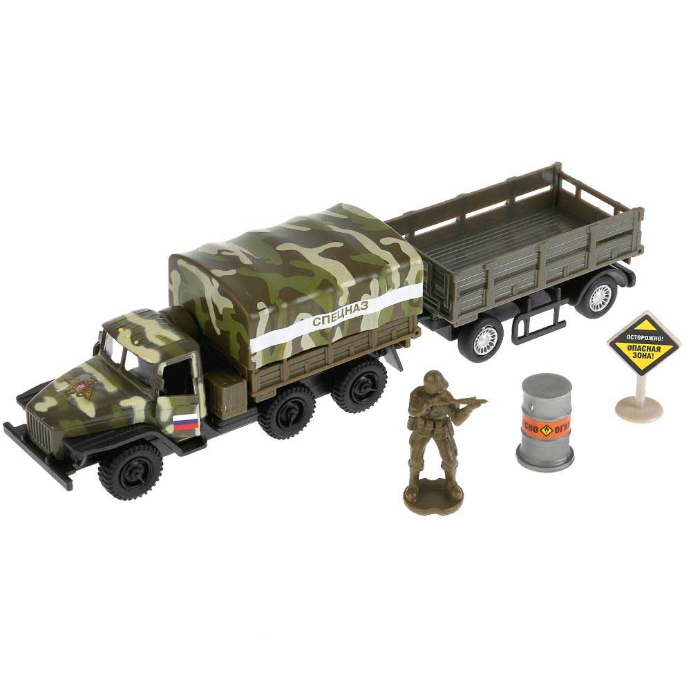 Машина металл Урал война 12см съемн.тент,инерц.прицеп 278270
Машина металл Урал война 12см съемн.тент,инерц.прицеп 278270