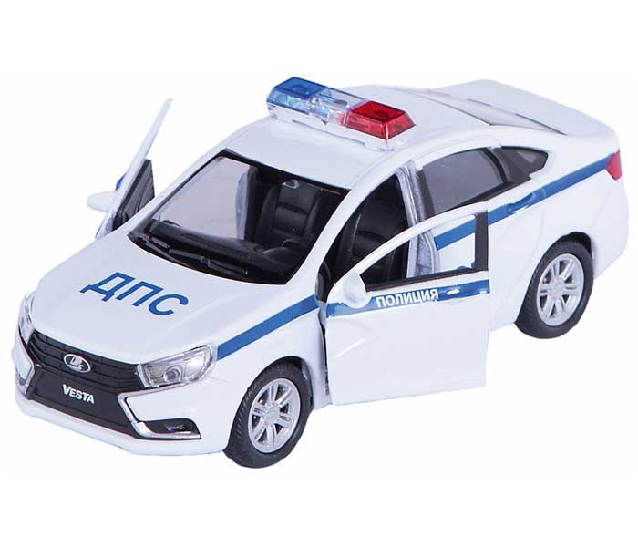 Игрушка модель машины 1:34-39 LADA VESTA полиция ДПС
Игрушка модель машины 1:34-39 LADA VESTA полиция ДПС