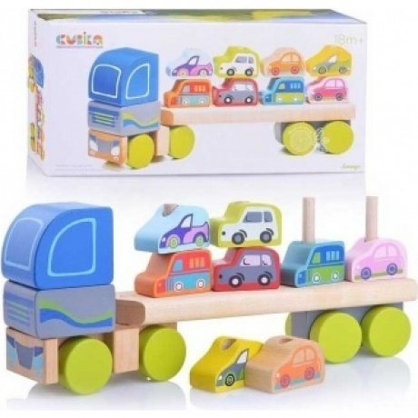 Грузовик с машинками (8 машинок) CUBIKA.13418
Грузовик с машинками (8 машинок) CUBIKA.13418