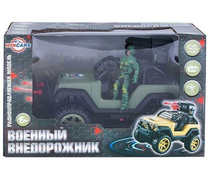 Wincars Внедорожник военный Р/У с солдатиками, стреляет снарядами, USB-зарядка YK-2021
Wincars Внедорожник военный Р/У с солдатиками, стреляет снарядами, USB-зарядка YK-2021