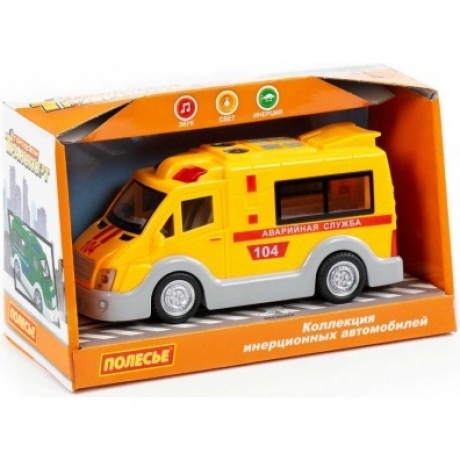 Автомобиль инерционный Полесье "Аварийная служба" свет, звук арт.79695 /8
Автомобиль инерционный Полесье "Аварийная служба" свет, звук арт.79695 /8
