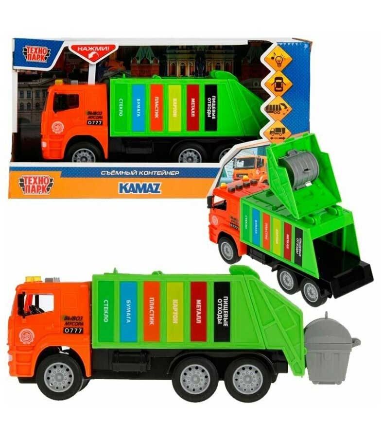 Машина Технопарк "Kamaz Мусоровоз" 30 см пластик свет-звук арт.KAMGARB-30PL-OGGN
Машина Технопарк "Kamaz Мусоровоз" 30 см пластик свет-звук арт.KAMGARB-30PL-OGGN