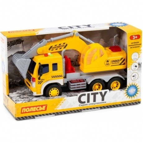 Автомобиль инерционный Полесье "Сити" экскаватор свет, звук жёлтый арт.86365 /8
Автомобиль инерционный Полесье "Сити" экскаватор свет, звук жёлтый арт.86365 /8