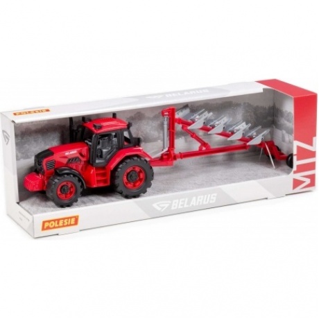 Трактор Полесье "Belarus" с плугом арт.91338
Трактор Полесье "Belarus" с плугом арт.91338