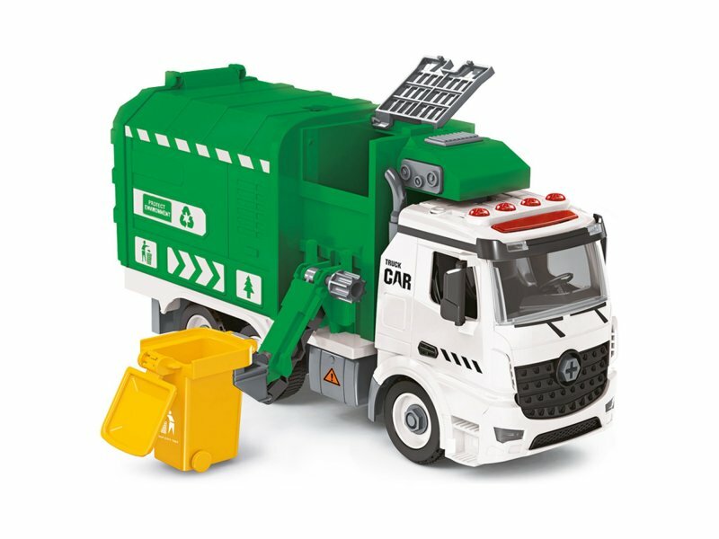 Мусоровоз-конструктор, фрикционный, свет, звук, 1:12 30см
Мусоровоз-конструктор, фрикционный, свет, звук, 1:12 30см