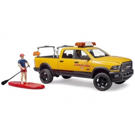 Внедорожник RAM 2500 спасательный с фигуркой, доской и звуковым модулем Bruder 02506
Внедорожник RAM 2500 спасательный с фигуркой, доской и звуковым модулем Bruder 02506