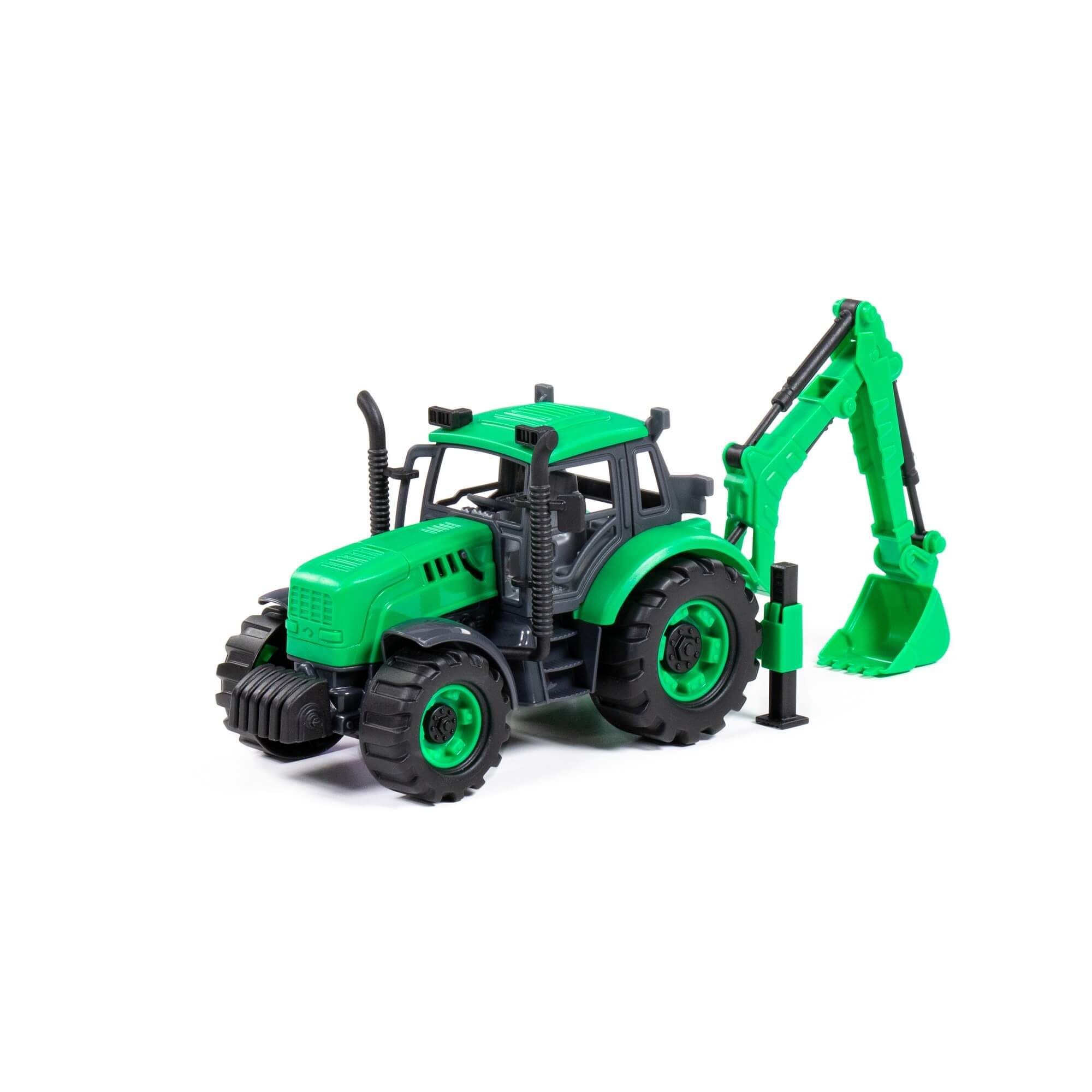 Экскаватор "Прогресс" инерционный зелёный (в лотке) 94612
Экскаватор "Прогресс" инерционный зелёный (в лотке) 94612