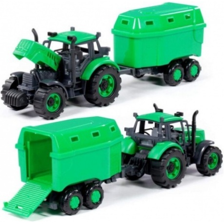 Трактор "Прогресс" с прицепом для перевозки животных 94643
Трактор "Прогресс" с прицепом для перевозки животных 94643