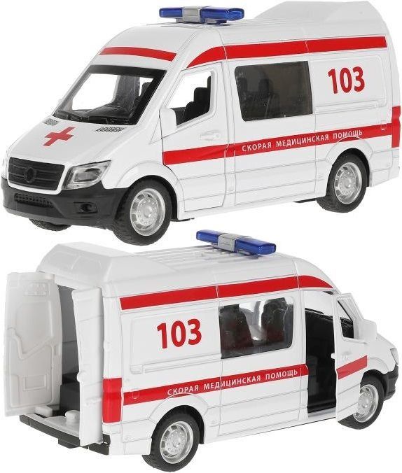 Машина металл свет-звук СКОРАЯ ПОМОЩЬ 14,5см, двери, багаж, 887-27А-R
Машина металл свет-звук СКОРАЯ ПОМОЩЬ 14,5см, двери, багаж, 887-27А-R