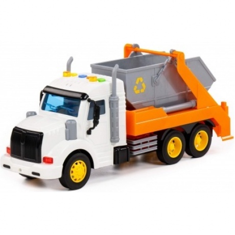 Автомобиль-контейнеровоз "Профи" инерционный оранжевый 86266
Автомобиль-контейнеровоз "Профи" инерционный оранжевый 86266