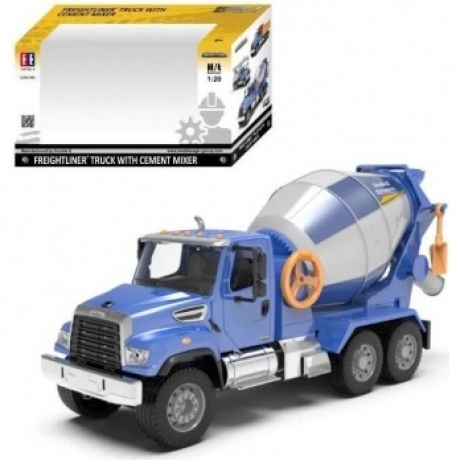 Бетономешалка FREIGHTLINER 1:20 синяя с лопаткой в коробке вращение миксера;открывание дверей,капота;поворотный слив
Бетономешалка FREIGHTLINER 1:20 синяя с лопаткой в коробке вращение миксера;открывание дверей,капота;поворотный слив