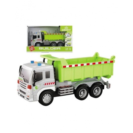 Грузовой автомобиль 1:16 инерционный на батарейках(свет,звук )самосвал салатовый в коробке;подъем кузова,автозвуки,маячки
Грузовой автомобиль 1:16 инерционный на батарейках(свет,звук )самосвал салатовый в коробке;подъем кузова,автозвуки,маячки