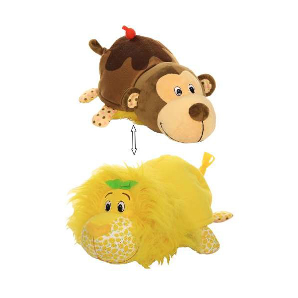 1TOY Вывернушка Ням-Ням 2-в-1 35 см., плюш. Лев с ароматом лимона-Мартышка с ароматом шоколадного молочного коктейля,пакет
1TOY Вывернушка Ням-Ням 2-в-1 35 см., плюш. Лев с ароматом лимона-Мартышка с ароматом шоколадного молочного коктейля,пакет