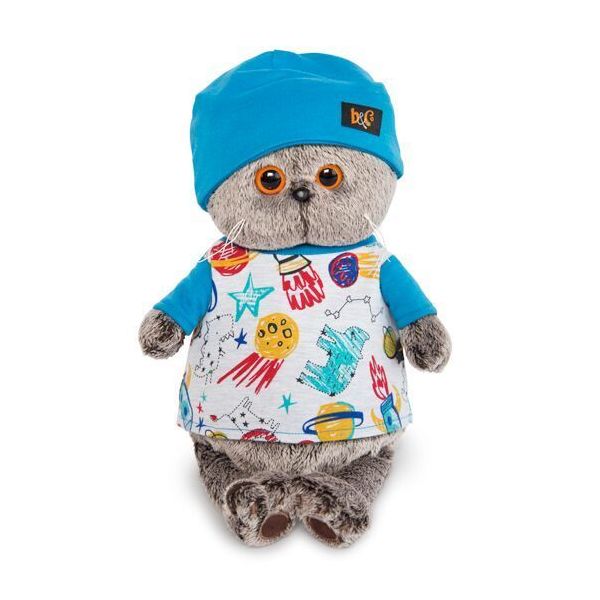 Мягкая игрушка BUDI BASA Ks22-091 Басик в футболке космос и в шапочке 22см
Мягкая игрушка BUDI BASA Ks22-091 Басик в футболке космос и в шапочке 22см