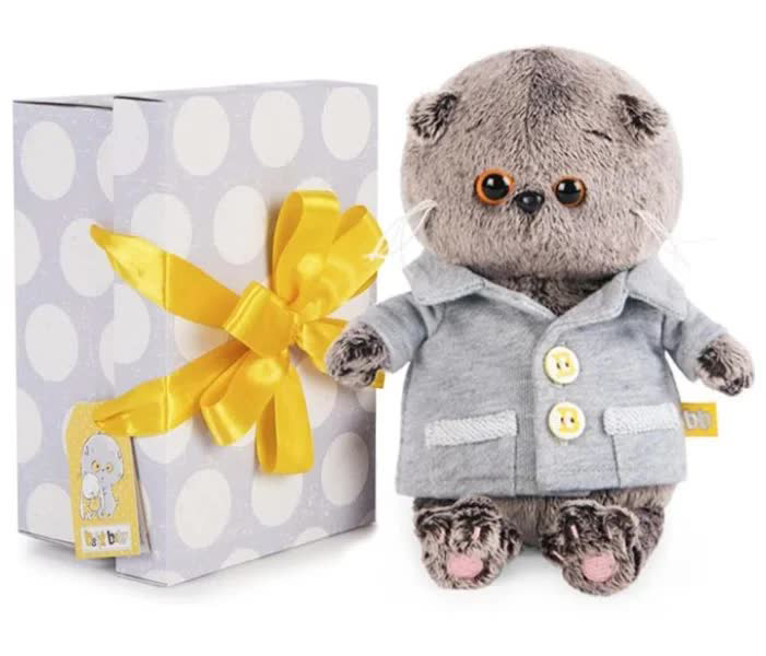 Мягкая игрушка BUDI BASA BB-021 Басик BABY в сером пиджачке 20 см
Мягкая игрушка BUDI BASA BB-021 Басик BABY в сером пиджачке 20 см