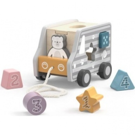 Сортер-каталка "Машинка" VIGA 44041
Сортер-каталка "Машинка" VIGA 44041