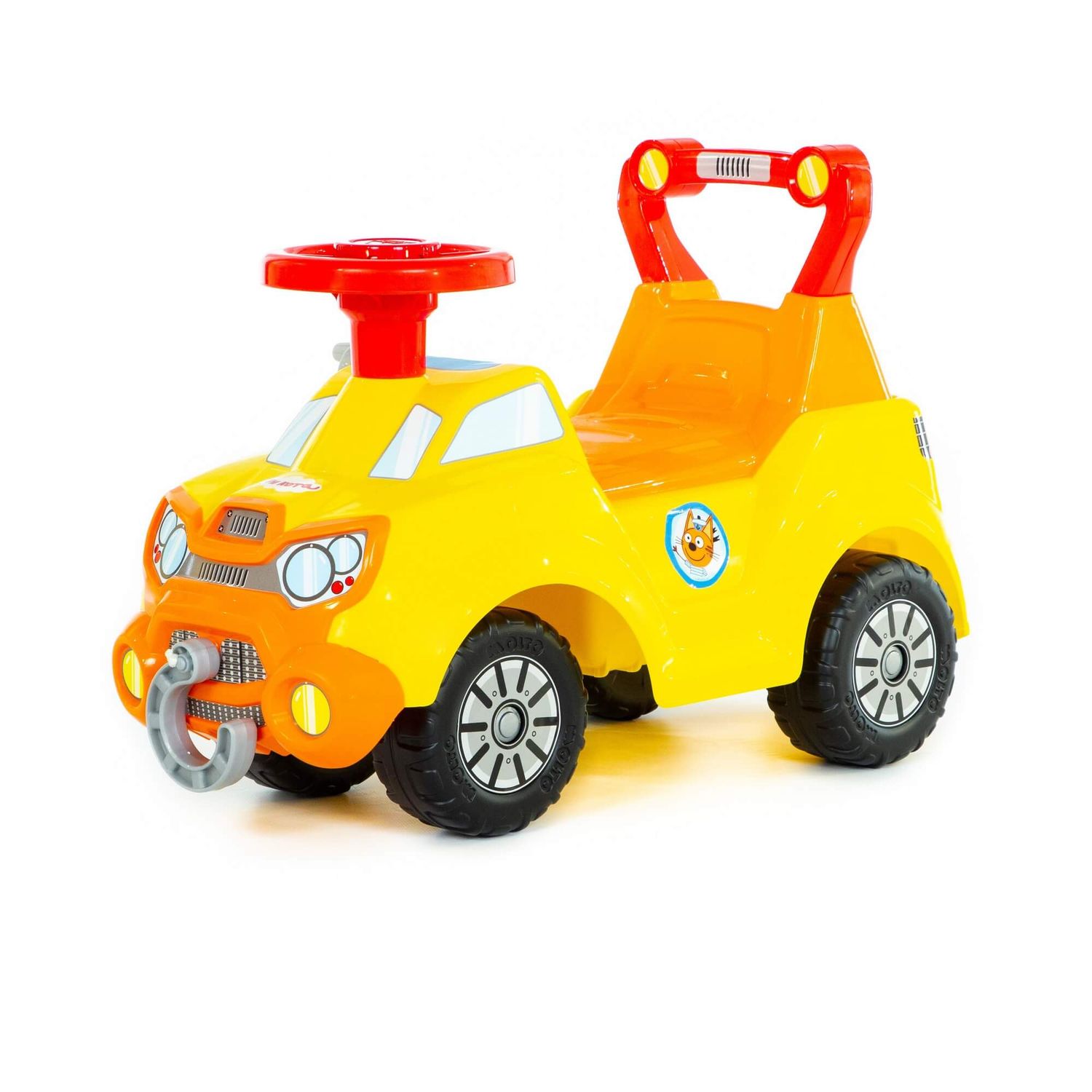 Каталка-автомобиль "Три Кота" Полесье 72955
Каталка-автомобиль "Три Кота" Полесье 72955