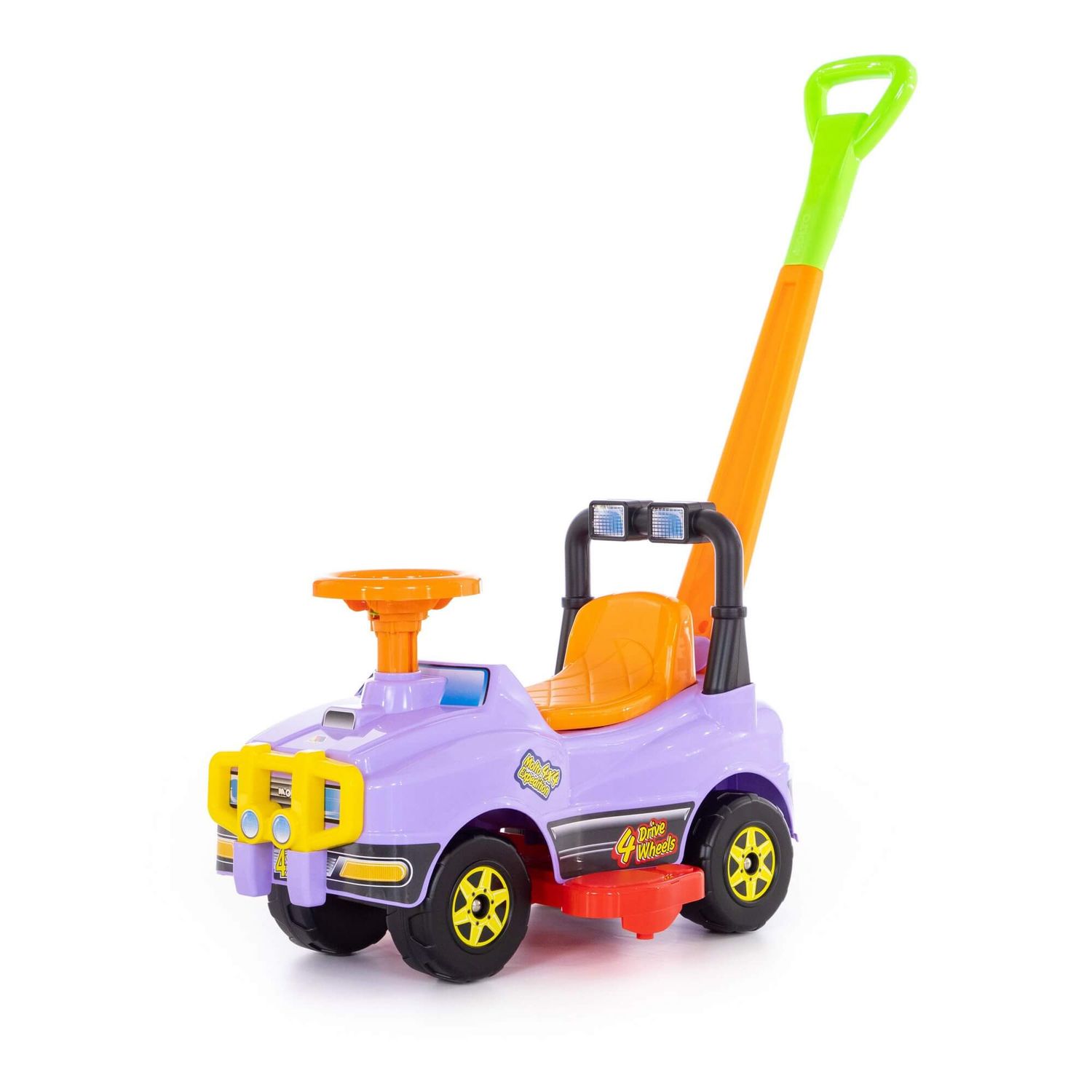 Автомобиль Джип-каталка с ручкой (сиреневый) Полесье 62925
Автомобиль Джип-каталка с ручкой (сиреневый) Полесье 62925