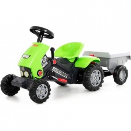Каталка-трактор с педалями "Turbo-2" с полуприцепом Полесье 52742
Каталка-трактор с педалями "Turbo-2" с полуприцепом Полесье 52742