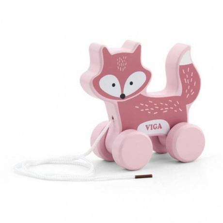 Каталка на веревочке Лиса VIGA 44002
Каталка на веревочке Лиса VIGA 44002