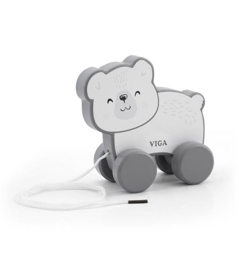 Каталка на веревке "Белый медведь" в коробке 44001
Каталка на веревке "Белый медведь" в коробке 44001