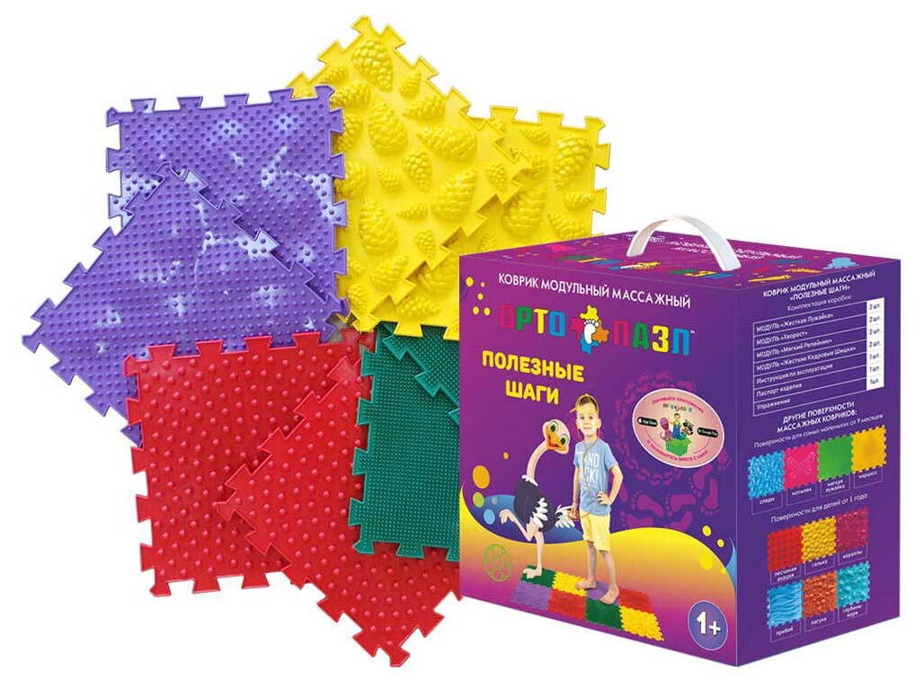 Коврик модульный Микс "Полезные шаги"
Коврик модульный Микс "Полезные шаги"