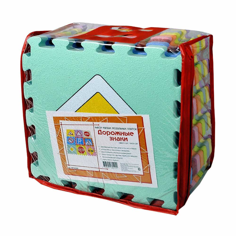 Коврик-пазл Спорт-Импорт MDP-30309 "Дорожные знаки" (9 шт., 30х30 см.)
Коврик-пазл Спорт-Импорт MDP-30309 "Дорожные знаки" (9 шт., 30х30 см.)