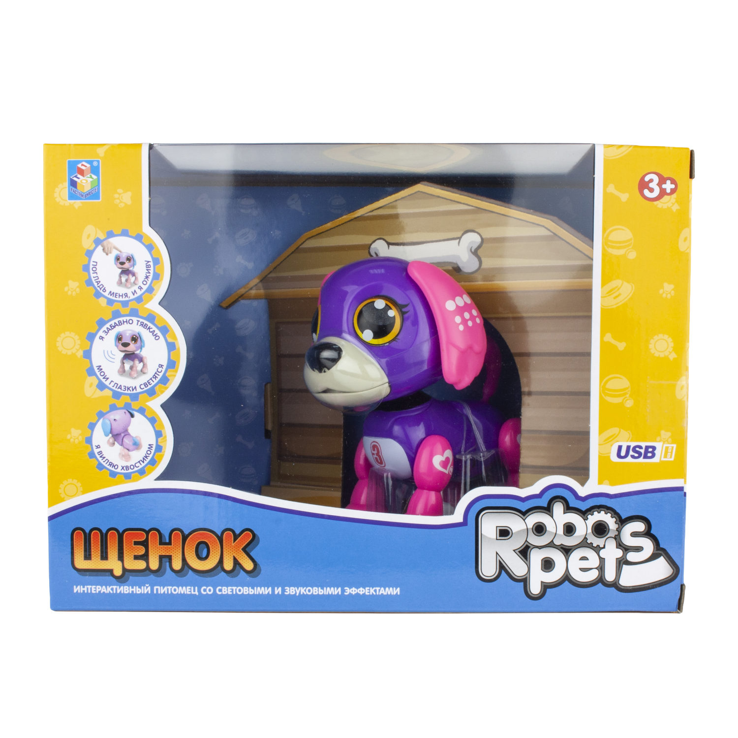 Робот 1Toy Robo Pets Щенок Т16799 Violet
Робот 1Toy Robo Pets Щенок Т16799 Violet