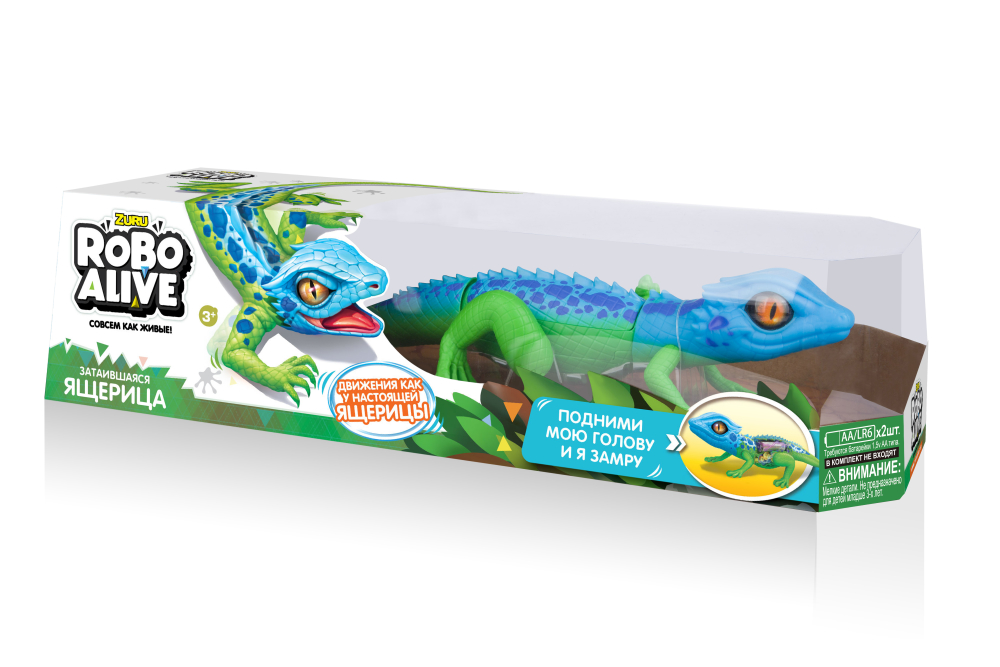 Игрушка роботизированная ящерица Zuru Robo Alive(сине-зеленая)
Игрушка роботизированная ящерица Zuru Robo Alive(сине-зеленая)