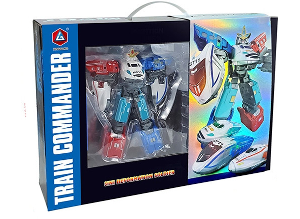 Робот-поезд 3в1 TRAIN COMMANDER в коробке собирается из 3 вагонов,трансформирующихся в роботов HD38
Робот-поезд 3в1 TRAIN COMMANDER в коробке собирается из 3 вагонов,трансформирующихся в роботов HD38