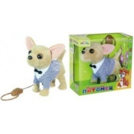 Собачка на поводке (движ,звук)в полосатом пиджаке с бабочкой ходит,поет,кивает головой,виляет хвостом CL1496-W
Собачка на поводке (движ,звук)в полосатом пиджаке с бабочкой ходит,поет,кивает головой,виляет хвостом CL1496-W