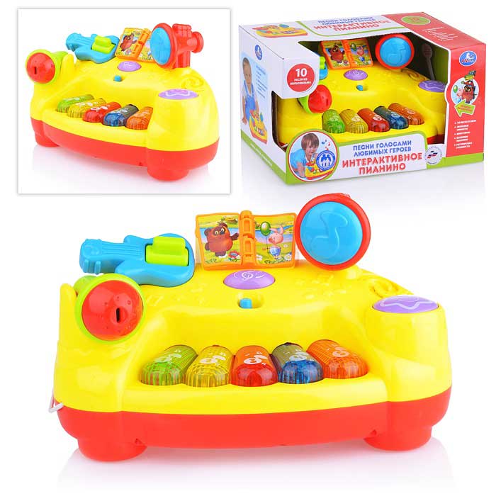 Интерактивное пианино Умка с микрофоном,свет+звук 197466
Интерактивное пианино Умка с микрофоном,свет+звук 197466