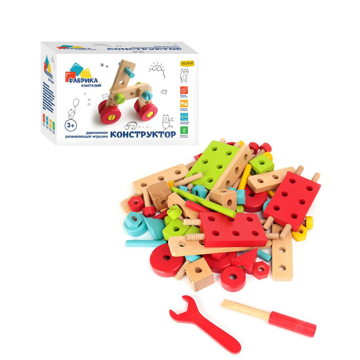 Конструктор Фабрика Фантазий 72659
Конструктор Фабрика Фантазий 72659