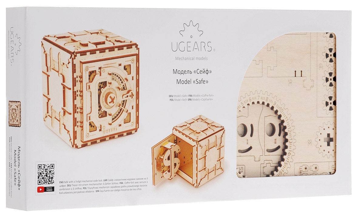 Конструктор UGears Сейф
Конструктор UGears Сейф