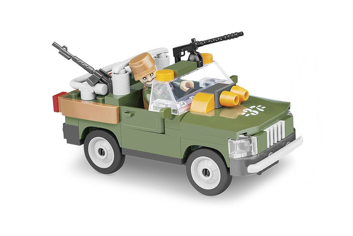 Конструктор Cobi Small Army Тактический автомобиль поддержки 90 деталей
Конструктор Cobi Small Army Тактический автомобиль поддержки 90 деталей