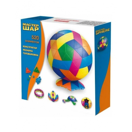 Конструктор Нескучные игры Мастер шар 520 деталей
Конструктор Нескучные игры Мастер шар 520 деталей