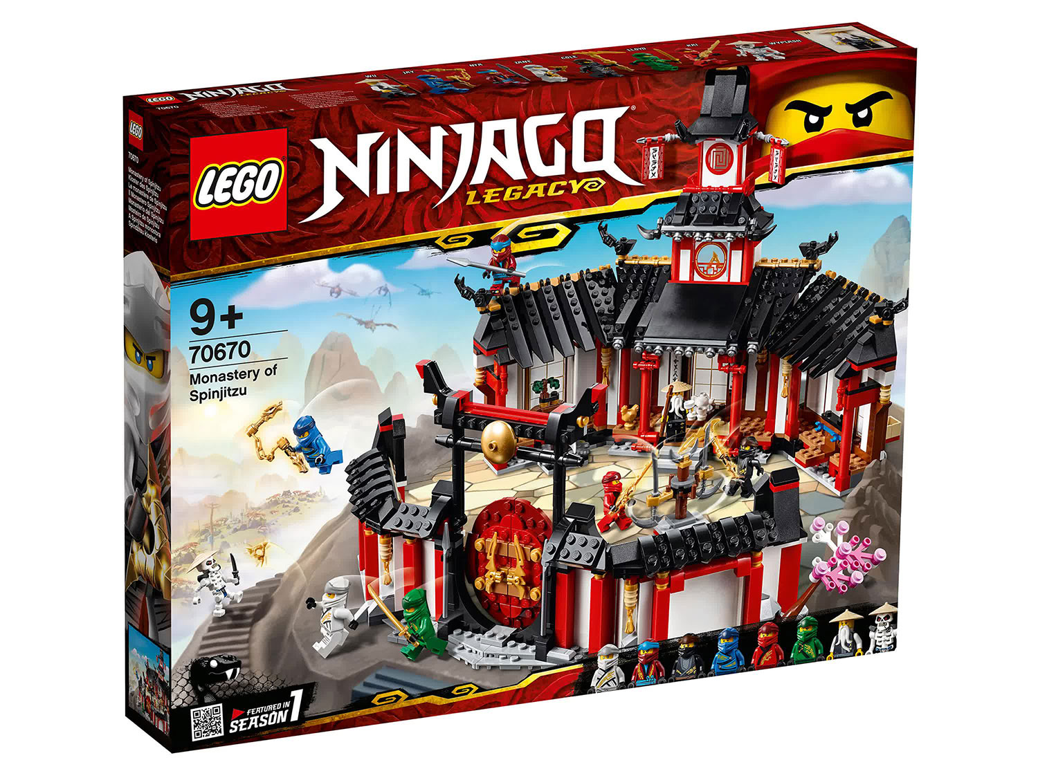 Конструктор LEGO Ninjago Монастырь Кружитцу 1070 деталей
Конструктор LEGO Ninjago Монастырь Кружитцу 1070 деталей