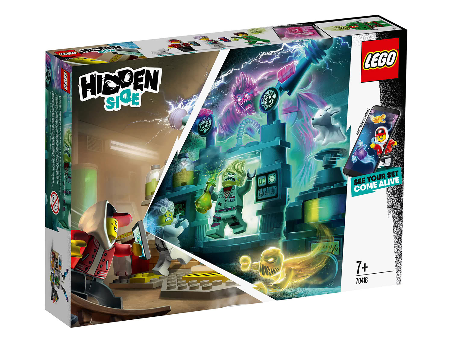 Конструктор LEGO Hidden Side Лаборатория призраков 174 деталей
Конструктор LEGO Hidden Side Лаборатория призраков 174 деталей