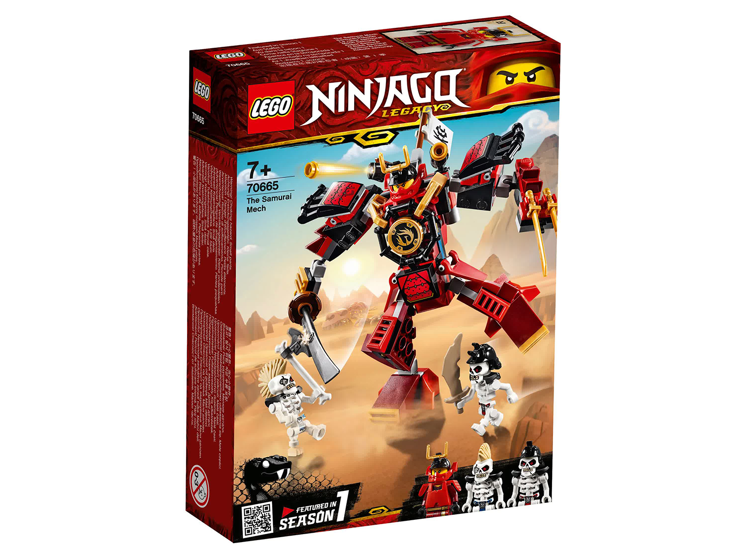 Конструктор LEGO Ninjago Робот-самурай
Конструктор LEGO Ninjago Робот-самурай