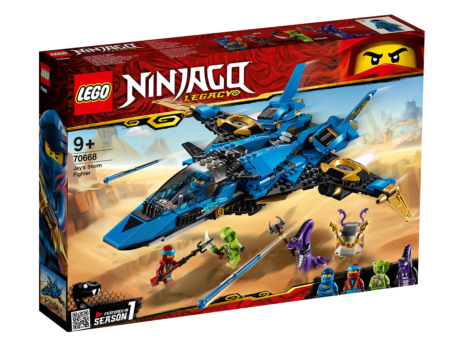 Конструктор LEGO Ninjago Штормовой истребитель Джея
Конструктор LEGO Ninjago Штормовой истребитель Джея