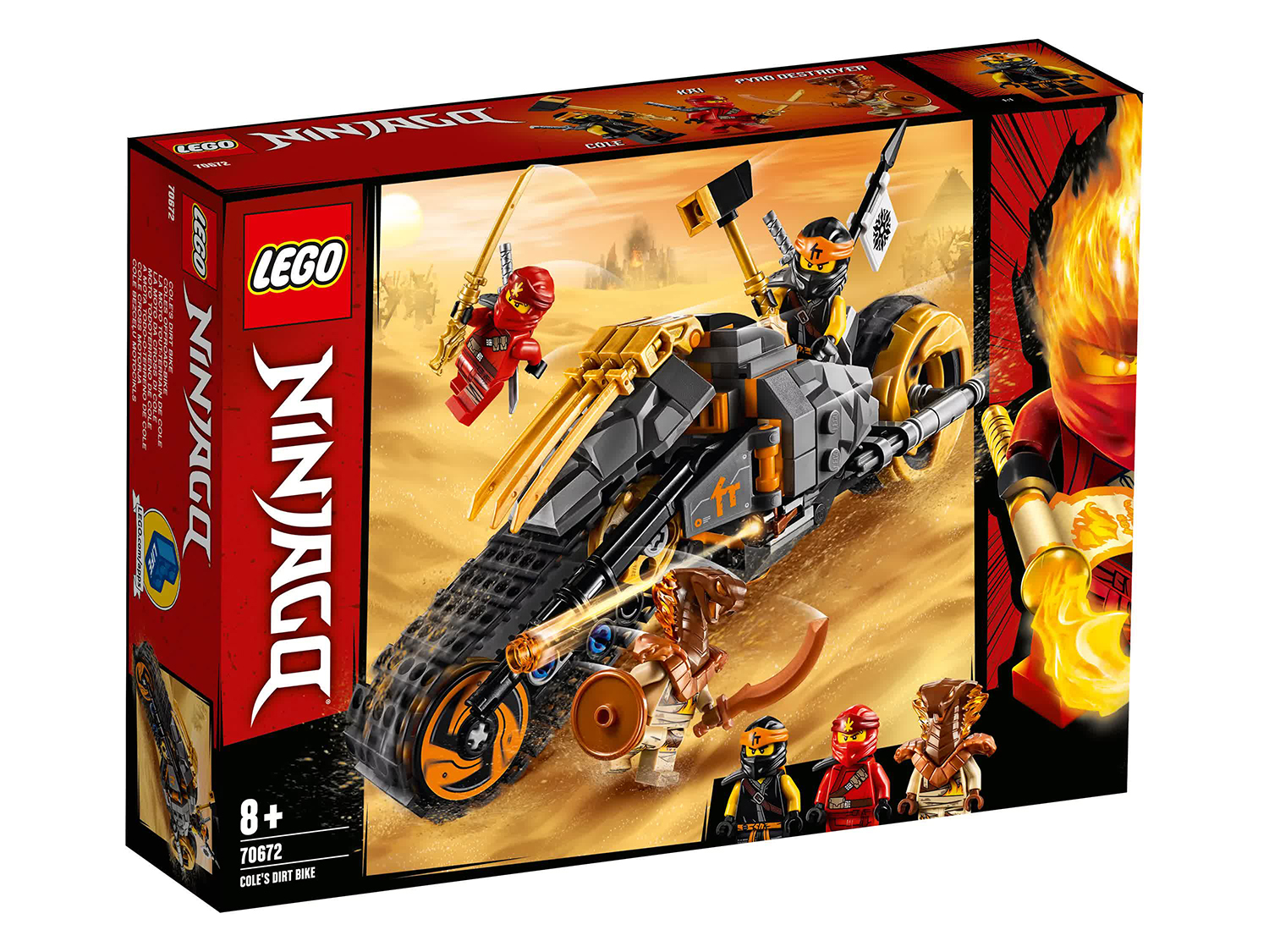 Конструктор LEGO Ninjago Раллийный мотоцикл Коула
Конструктор LEGO Ninjago Раллийный мотоцикл Коула