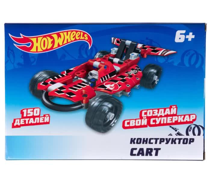Конструктор Hot Wheels "Cart" (150 деталей)
Конструктор Hot Wheels "Cart" (150 деталей)