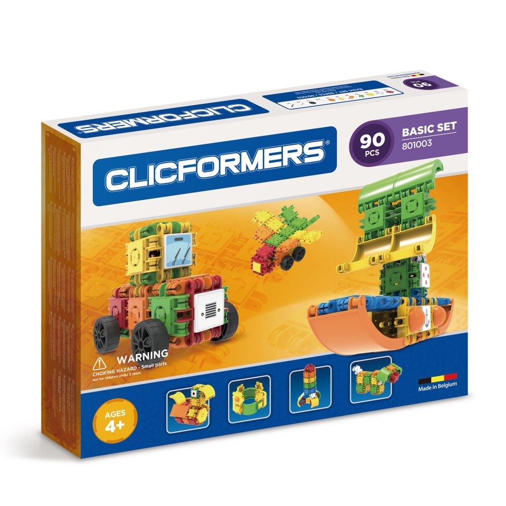 Конструктор CLICFORMERS 801003 Basic Set 90 деталей
Конструктор CLICFORMERS 801003 Basic Set 90 деталей